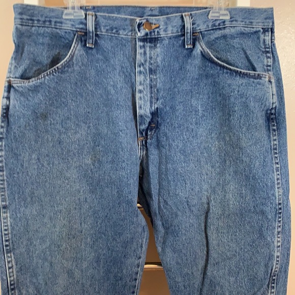 Rustler Denim Light Wash 5 Pocket Men’s Jeans - Picture 2 of 8